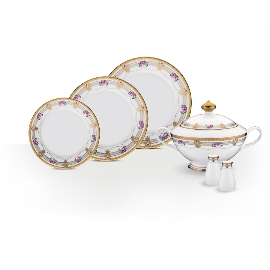 PYT-521 - Lucca 74 Parça Bonechina Suplalı Y.Tk.
